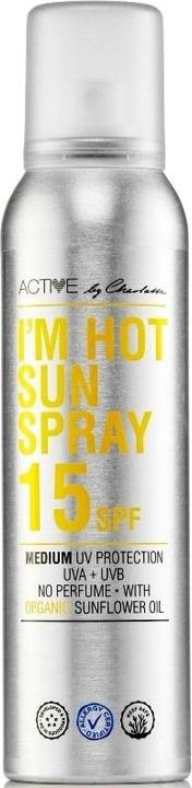 Actual product image Active by Charlotte I'M Hot Sun Spray SPF 15 150 ml (Sun spray, SPF 15, 150 ml)