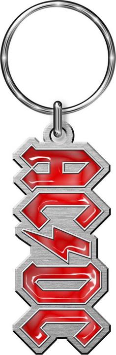 Actual product image AC/DC Logo The Cast Keyring