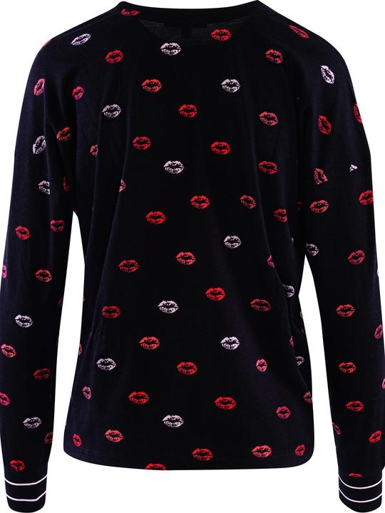 Produktbild Pj Salvage Pyjama Oberteil "Be mine" schwarz/klein gemustert (M)