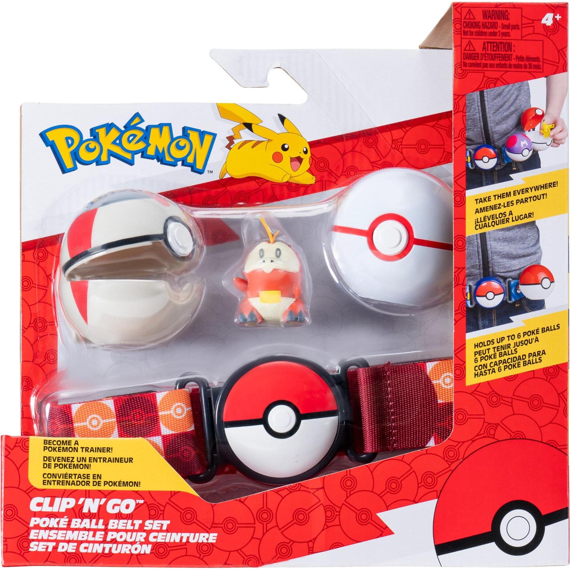 Jazwares Pokémon - Clip N Go Belt Set Fuecoco (PKW4169)