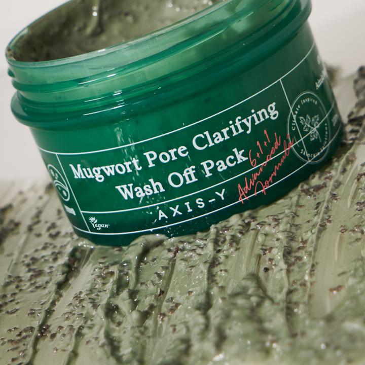 Produktbild Axis-Y Mugwort Pore Clarifying Wash Off Pack Cleansing Face Mask With Mugwort 100Ml (100 ml)