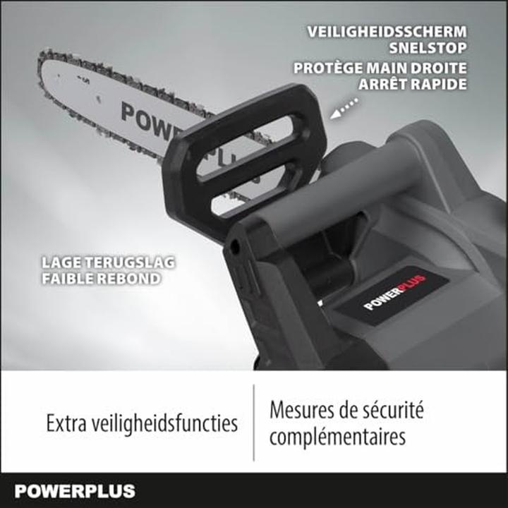 Produktbild Powerplus Kettensäge 2200W 400mm - 1 Acc. (Elektro Kettensäge)