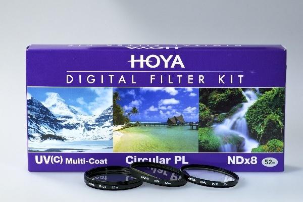 Image du produit Hoya Kit de filtres numériques II (72 mm, Filtre gris neutre, Filtre polarisant, Filtre UV, 72 mm)