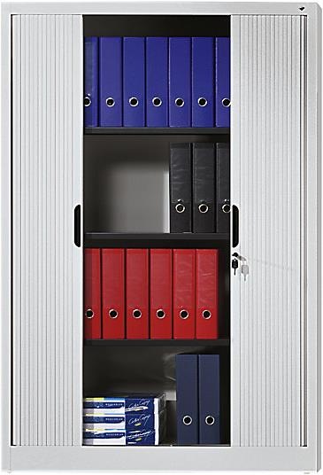 Image du produit C+P Armoire à rideau avec store horizontal (100 x 42 x 198 cm)