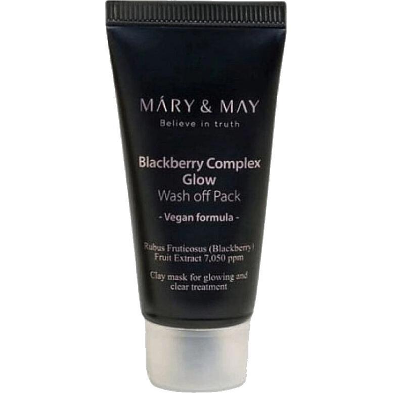 Mary&May, Maschera Viso, Mary & May Blackberry Complex Glow Wash Off Pack - 30G (30 G)