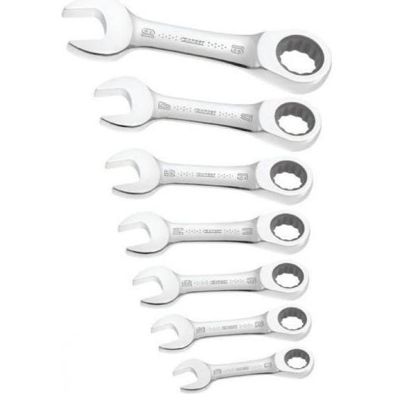 Expert, Chiave inglese, Gioco 7 Cles Mixtes A Cliquet Courtes