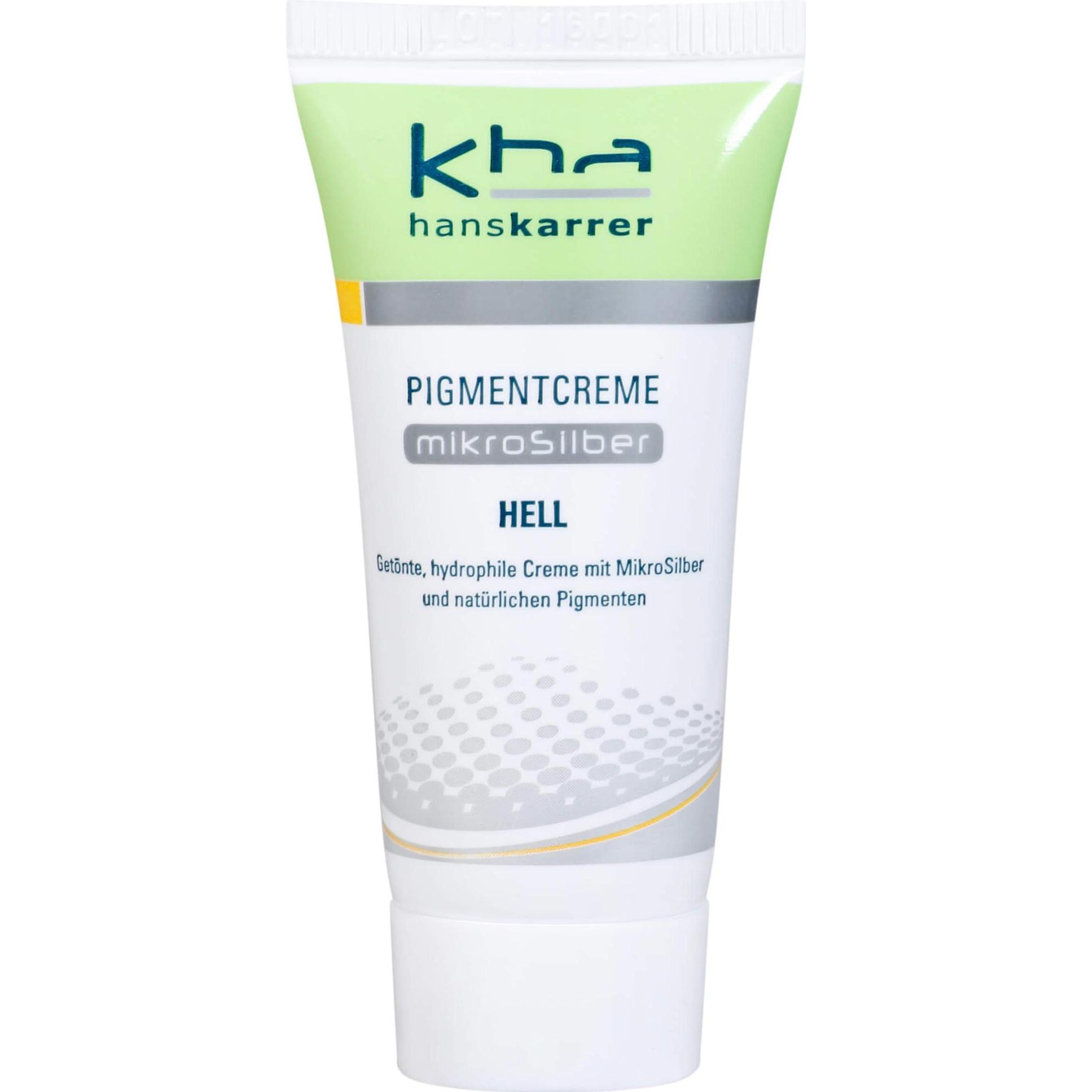 Hans Karrer, Gesichtsreinigung, hanskarrer Pigmentcreme Mikrosilber hell, 20 ml Creme (20 ml)