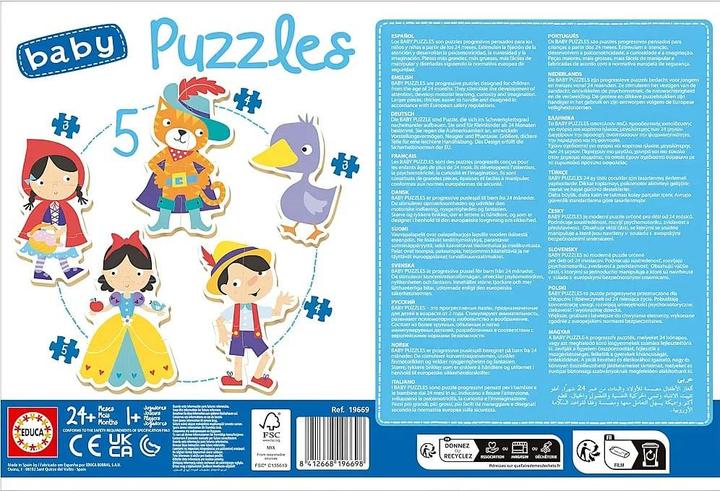 Produktbild Educa Baby Puzzles Once Upon A Time (5 Teile)