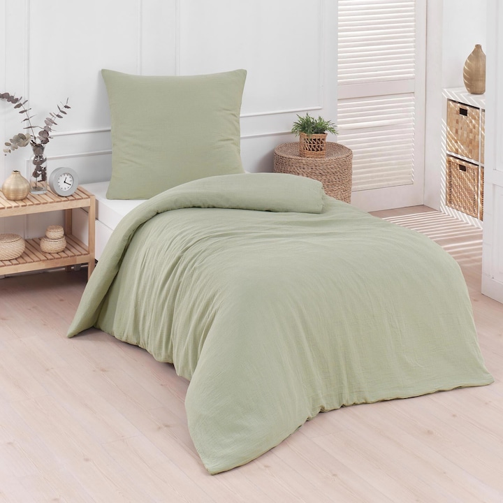 Immagine prodotto Traumschlaf Muslin (Set di biancheria da letto, 135x200 cm + 80x80 cm)