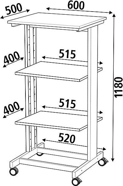 Produktbild Twinco PC-Tisch
