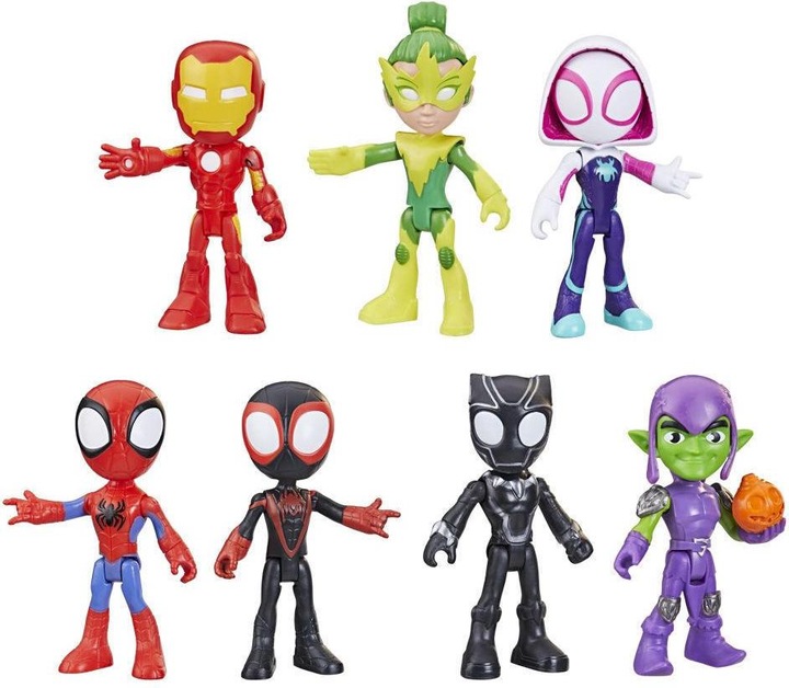 Actual product image Hasbro Spidey and His Amazing Friends Hero Figure, 10 cm tall Action Figure, Superhero Toy