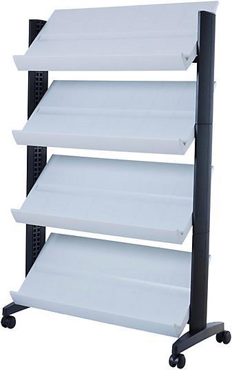 kaiserkraft Porte-brochures mobile (A4)