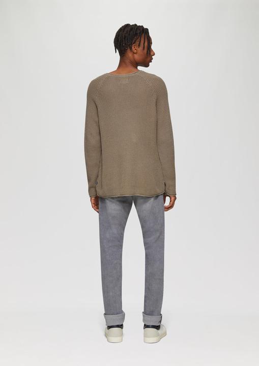 Produktbild S.Oliver Strickpullover Locker gestrickter Pullover mit Waschung (M)