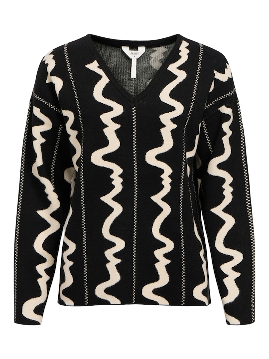Produktbild Object V-Ausschnitt Strickpullover (XS)