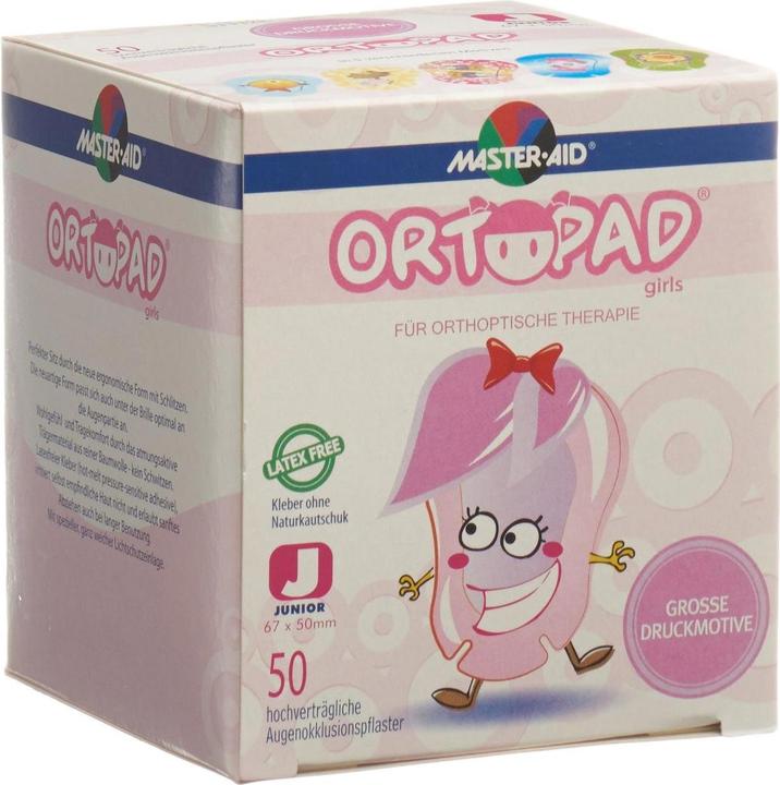 Immagine prodotto Master Aid Eye Patch Junior Girls 50 pezzi (50 x)