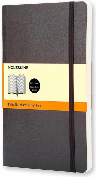 Moleskine Classic Soft Large (A5, Righe, Copertina morbida)