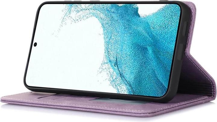 Actual product image Cover-Discount Vintage flip case cover purple (Samsung Galaxy S24)