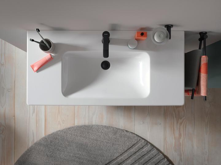 Immagine prodotto Duravit Miscelatore monocomando per lavabo D-Code M FreshStart e Minusflow, con scarico a ribalta