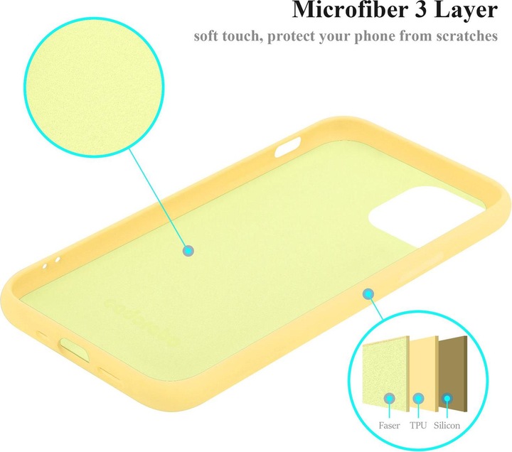 Produktbild Cadorabo TPU Liquid Silicone Case Cover (Apple iPhone 12 mini)