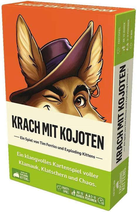 Produktbild Exploding Kittens Krach mit Kojoten (Deutsch, 3 - 8 Spieler)