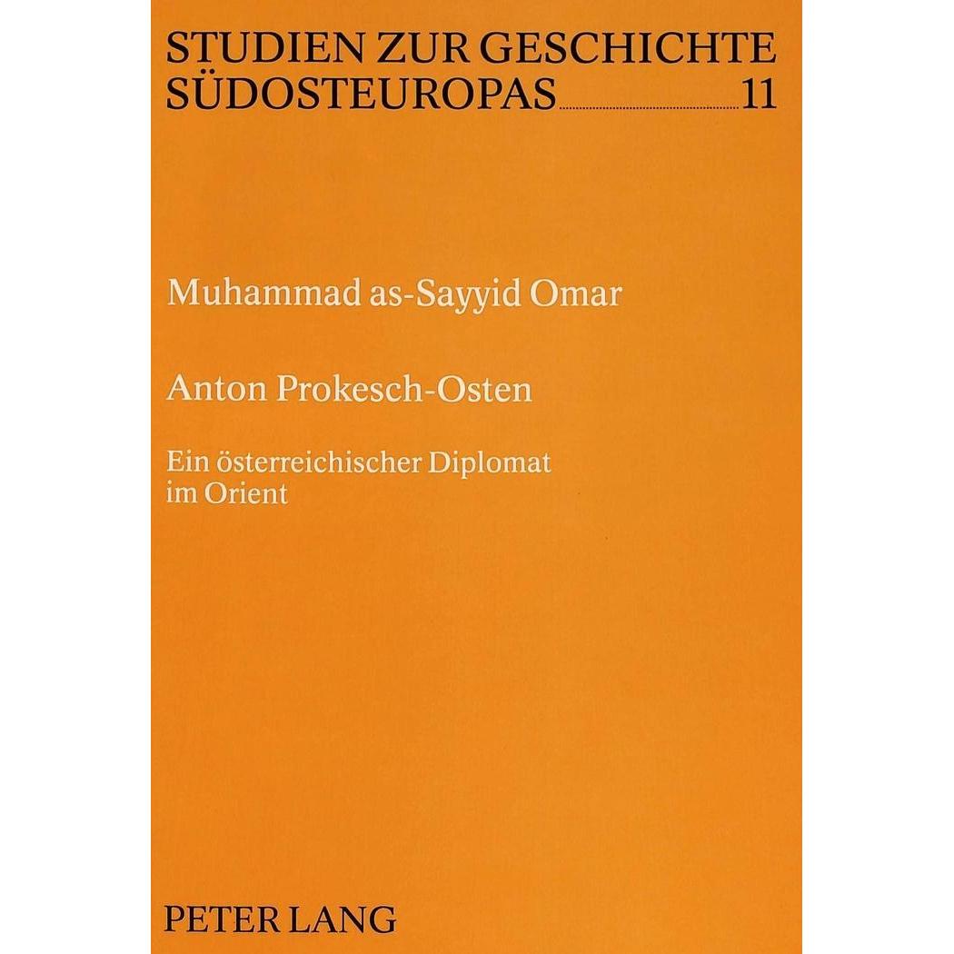 Anton Prokesch-Osten, Fachbücher von Muhammad Omar