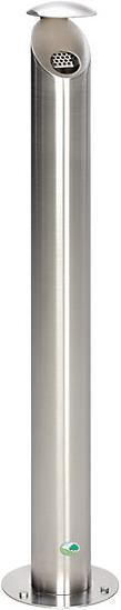 Image du produit kaiserkraft Cendrier sur pied en acier inoxydable, verrouillable
