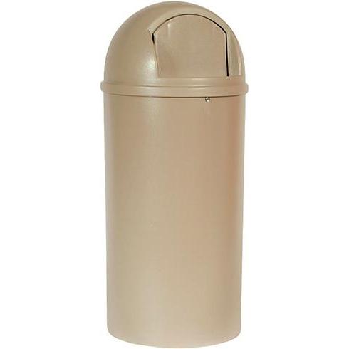 Rubbermaid Contenitore per rifiuti (PE), ignifugo, Pattumiera, Beige