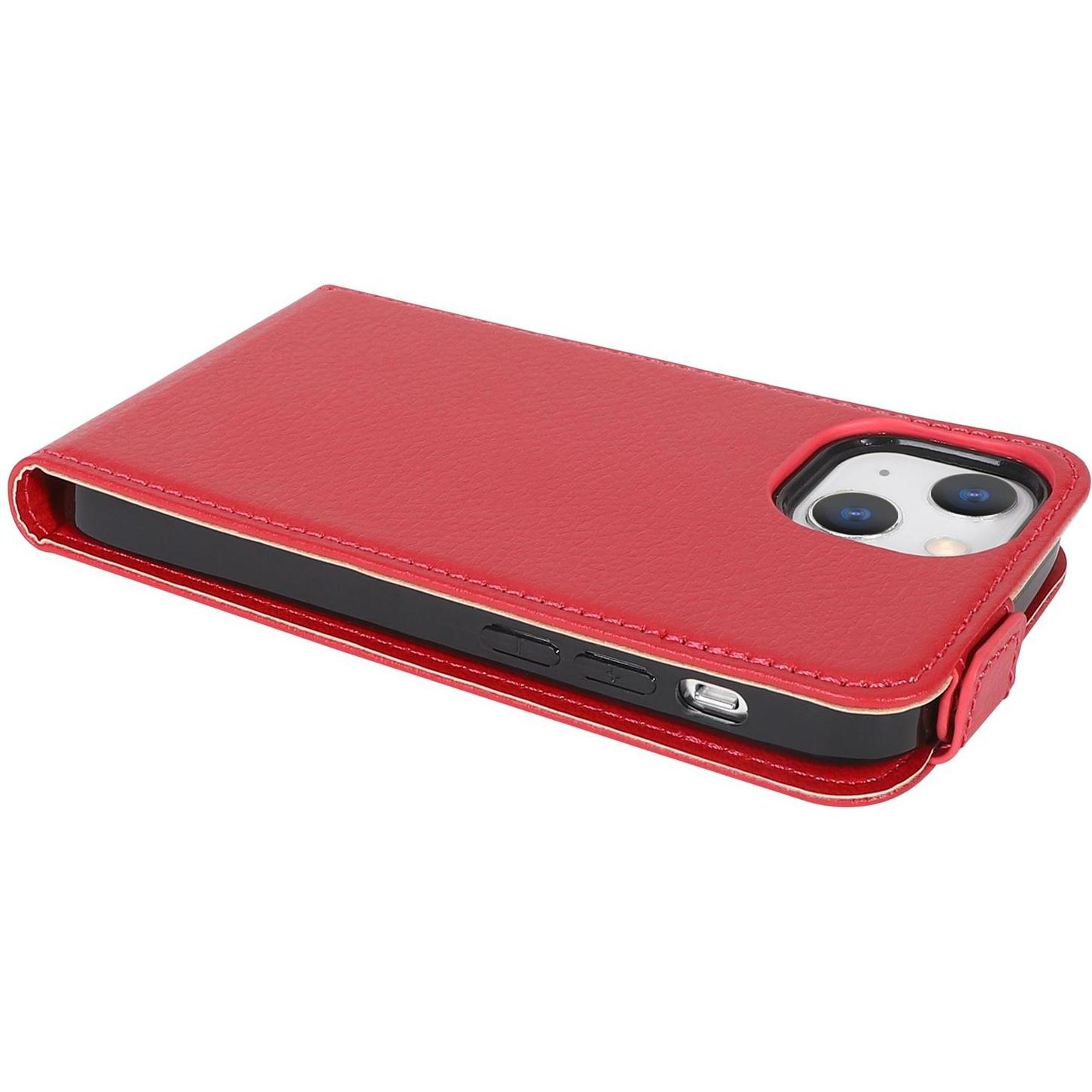 Thumbnail - Cadorabo Flip Glatt Hülle (Apple iPhone 13), Smartphone Hülle, Rot