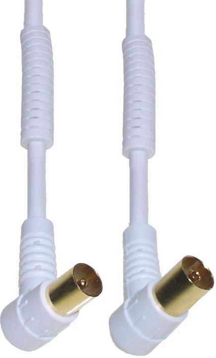 Produktbild E+P HFW 201 G. Anschluss 1: coax, Anschluss 2: Koaxial, Beschichtung Verbindungsanschlüsse: Gold. Ka (95 dB, Antennenkabel)