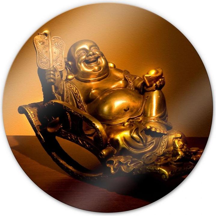 Actual product image Trenddeko Happy Buddha - round (Ø 50 cm)