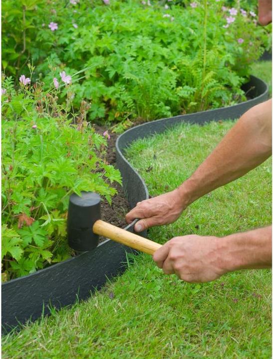 Image du produit Nature Bordure de pelouse 0,12x12 m 5 mm noir (1200 cm)