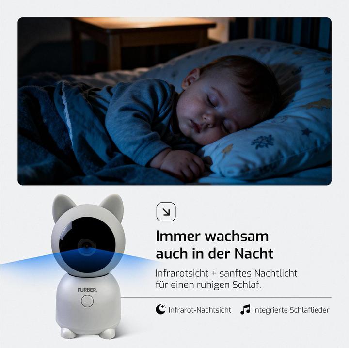 Produktbild Furber Babyphone DUAL mobil, Produktkategorie: Sonstiges (200 m)