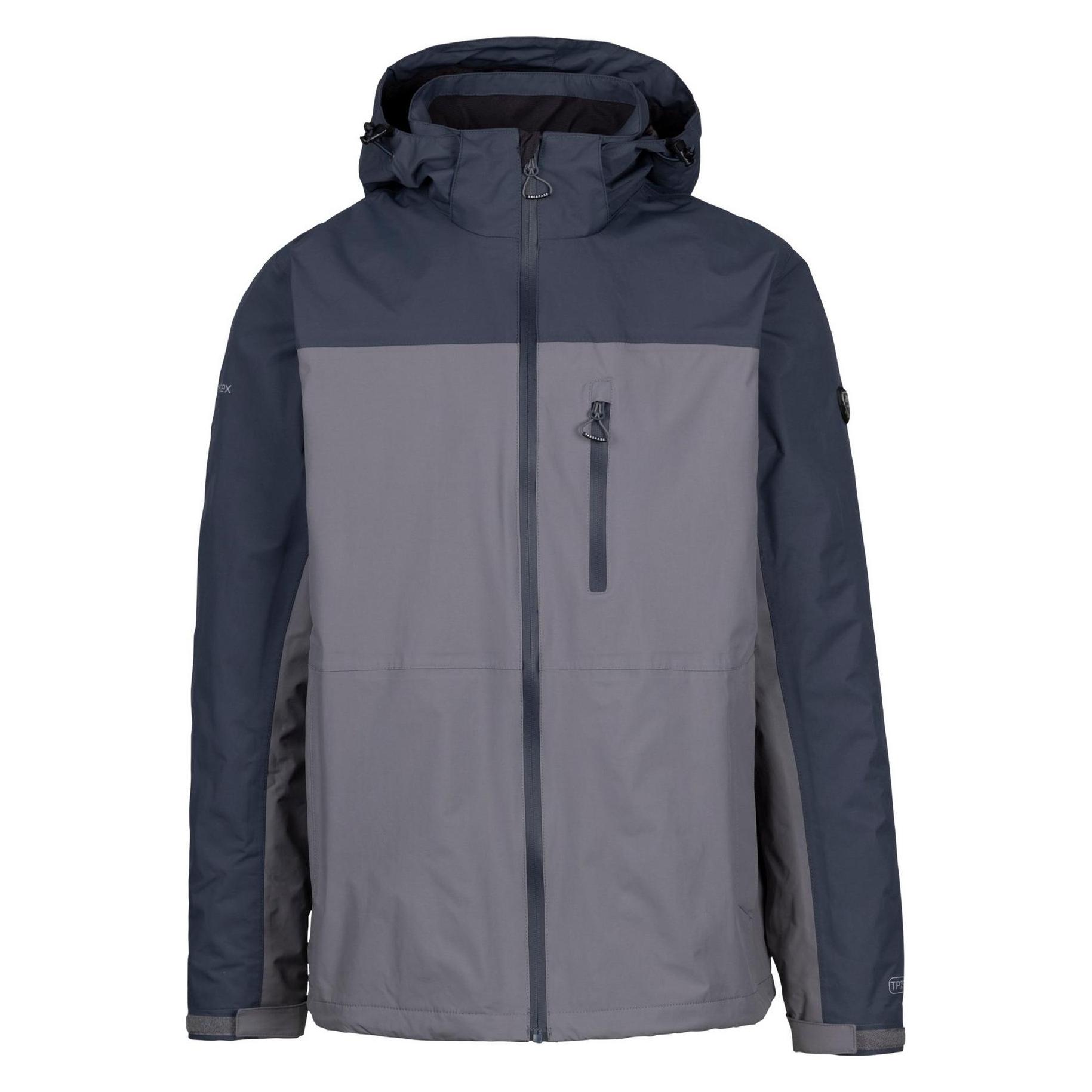 Trespass, Herren, Winterjacken, Curbridge Jacke Wasserfest, Grau, (L)