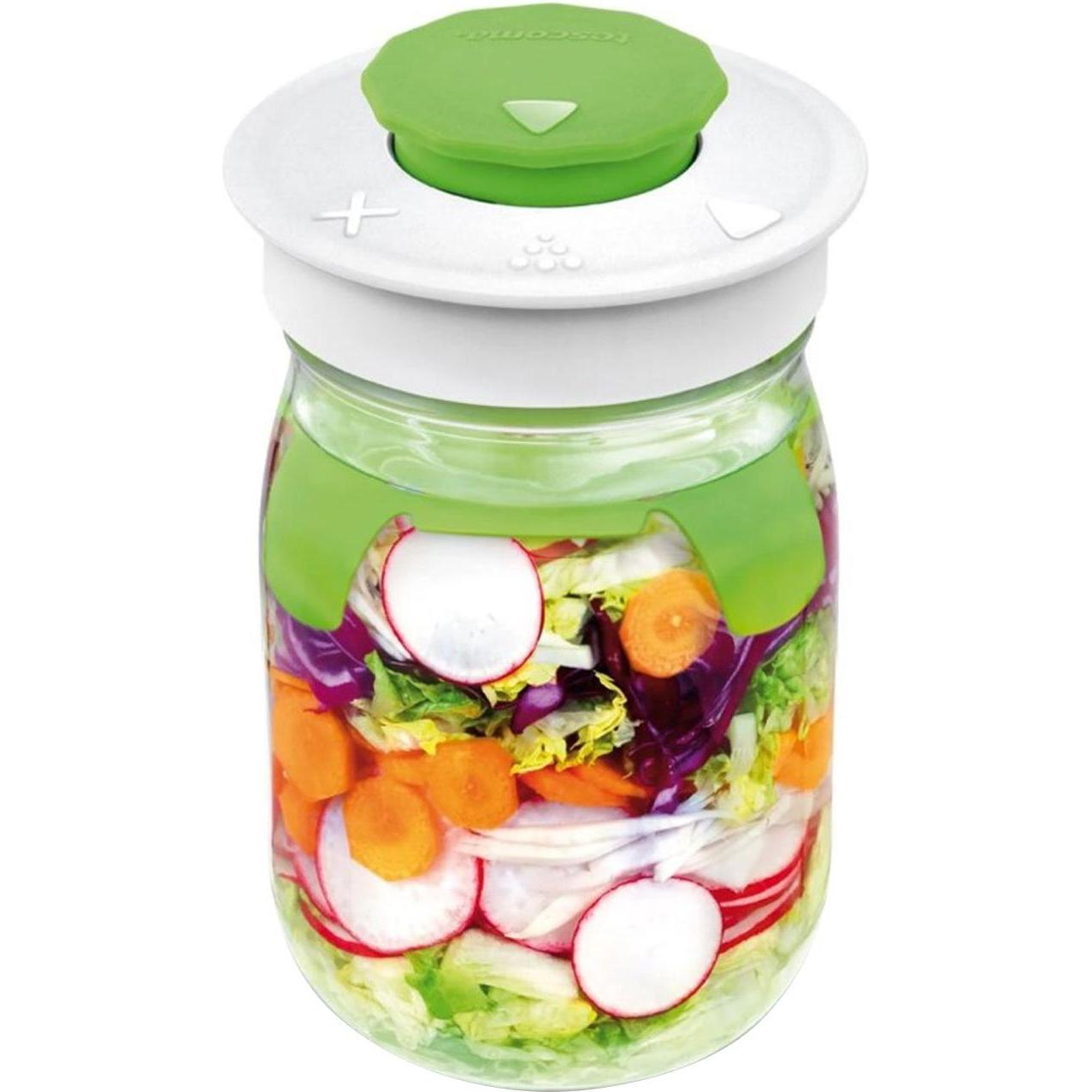 Tescoma Fermentierglas mit Entlüftungsventil, 1 Liter, Einmachgläser, Transparent