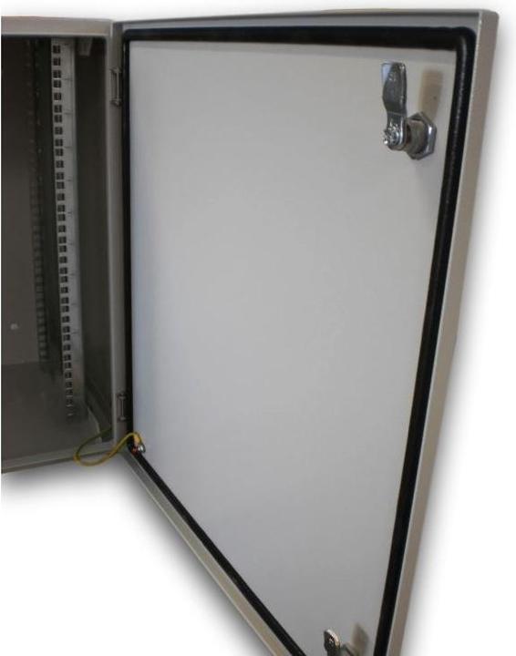 Produktbild Datacom 19"venkovnÃ­ rozvadÄ›Ä 12U/600x400 IP65 Å¡edÃ½ (12 HE, 19 Zoll Rack)