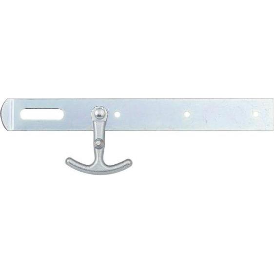 GAH, Connettori in legno, Ganci lunghezza 250 x 30 mm larghezza 30 mm acciaio zincato giallo con ganci (10 pz.)