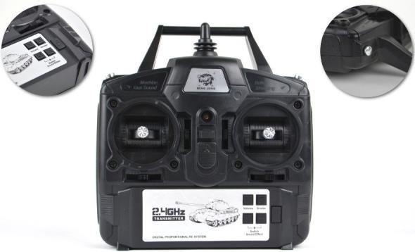 Produktbild Es-toys Heng Long, RC Panzer German Tiger I Grau (RTF Ready-To-Fly)