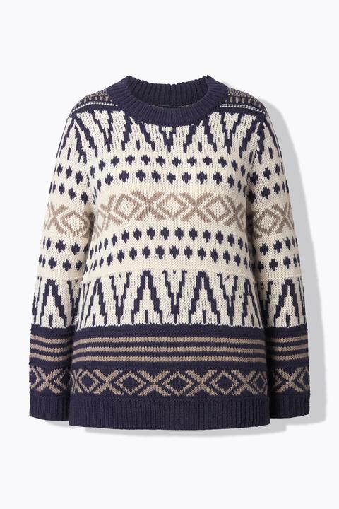 Produktbild Laurasøn Strickpullover, Troyerkragen, Langarm (54)