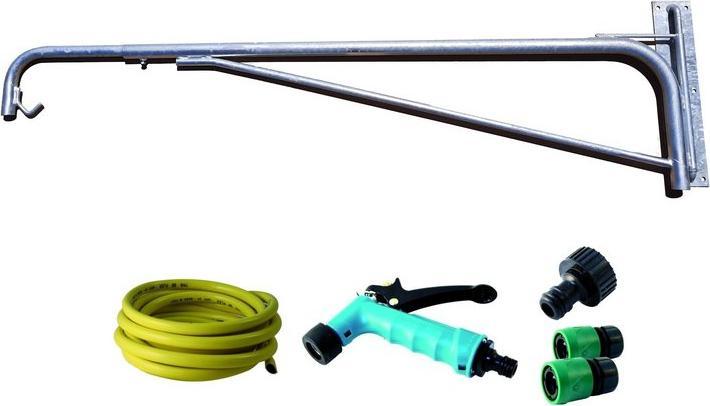 Actual product image Averde Pferdedusche Komplettset mit Schwenkarm, Abspritzbrause und Zubehör