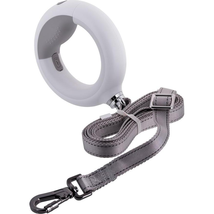 Doggy Village Media-Tech LUMINOUS leash - strong 3 in one leash with LED flashlight, colored handle lighting and h (Hund...