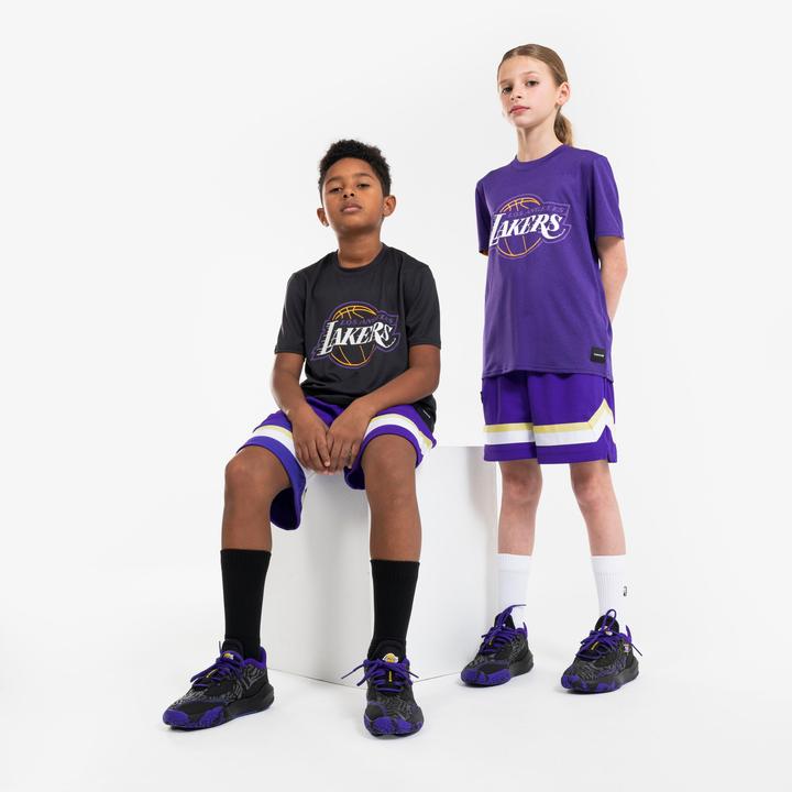 Produktbild Tarmak Kinder Basketball Schuhe niedrig NBA Lakers - Fast 900 Low-1 schwarz (34)