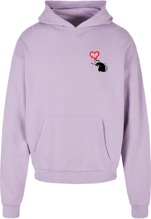 Produktbild Merchcode Banksy - Love Rat Ultra Heavy Hoody - 192751 (L)