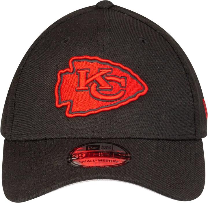 Produktbild New Era 39Thirty Cap - Kansas City Chiefs schwarz rot - M/L (M, L)