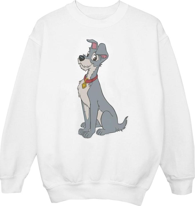 Disney Lady And The Tramp Spaghetti Heart Sweatshirt Mädchen (140, 146)