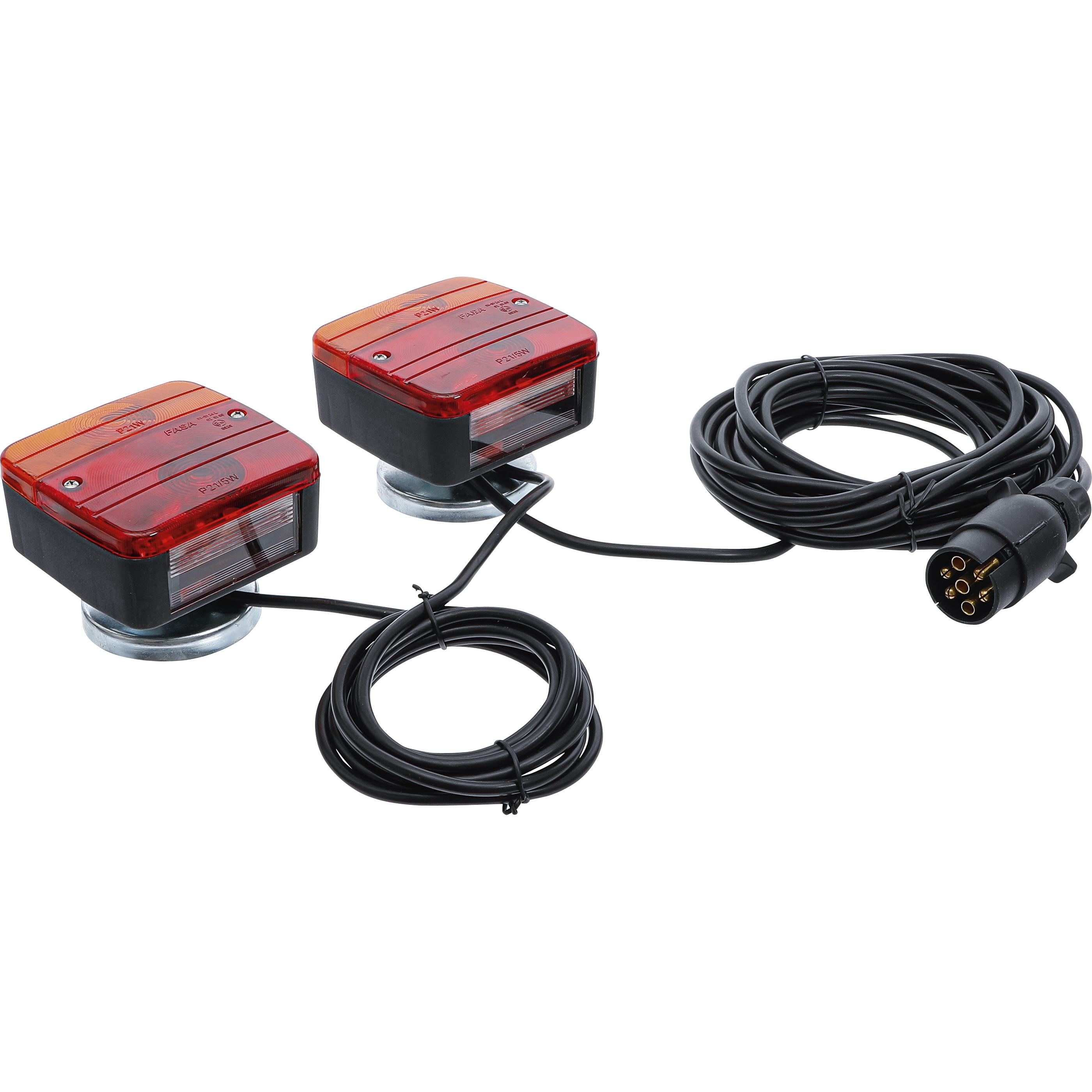 Thumbnail - BGS, Transportwagen, Anhänger-Lampen mit Magnethalter 2-tlg.