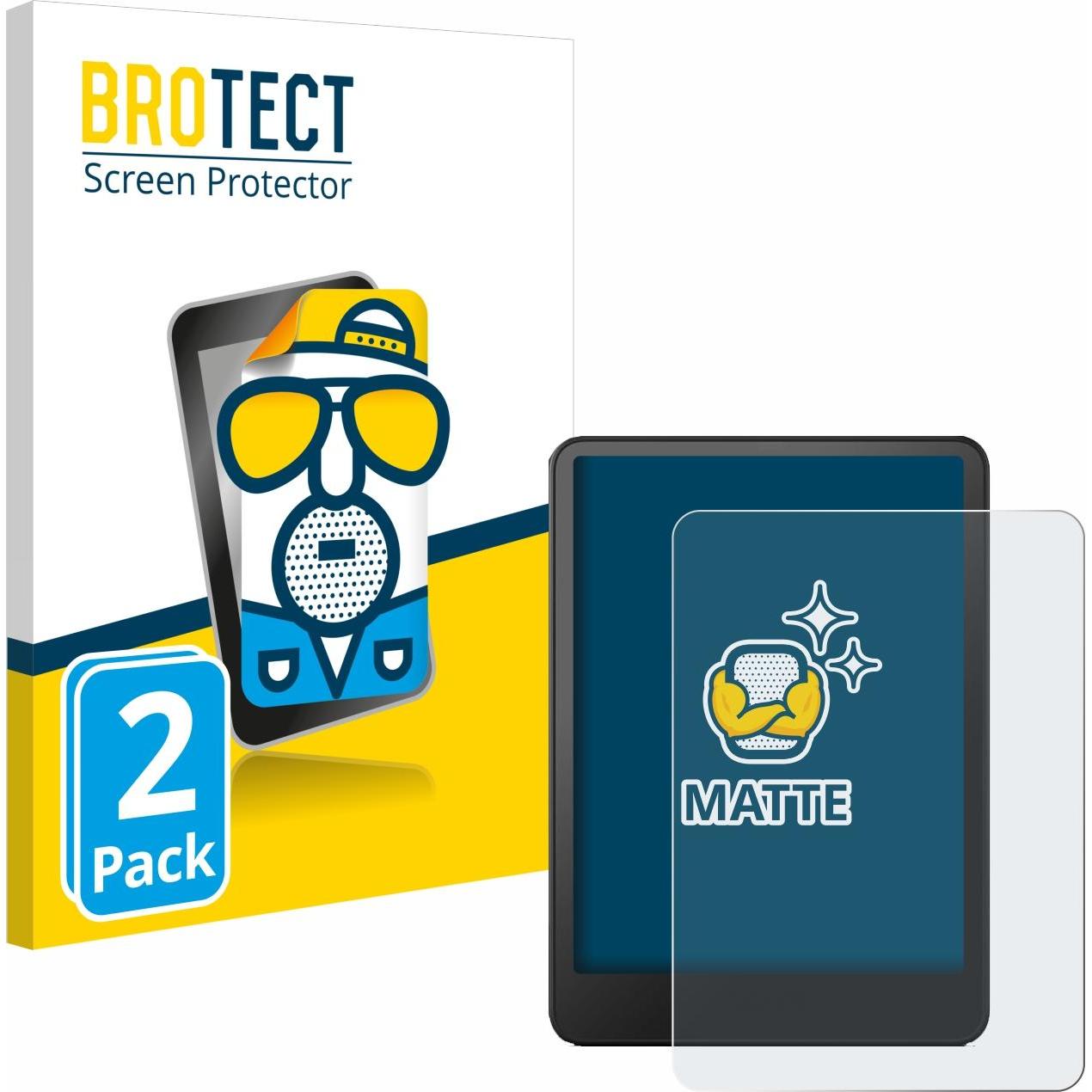 BROTECT Entspiegelungsfolie Displayschutz Displayschutzfolie Folie Matt, eReader Zubehör, Schwarz