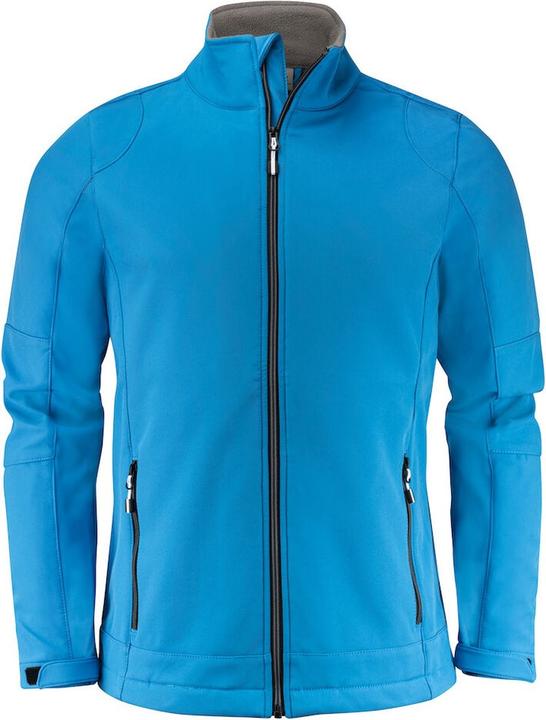 Sharp Printer Trial Softshell Jas Heren Blauw - Maat XL (XL)