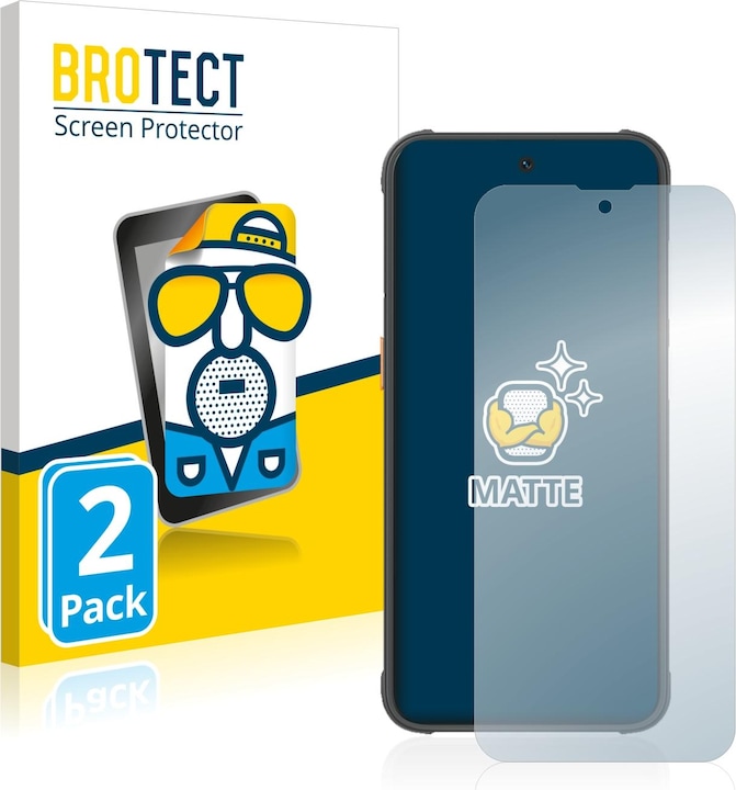 Actual product image BROTECT Anti-glare screen protector matt (2 Piece, Blackview BV5200)