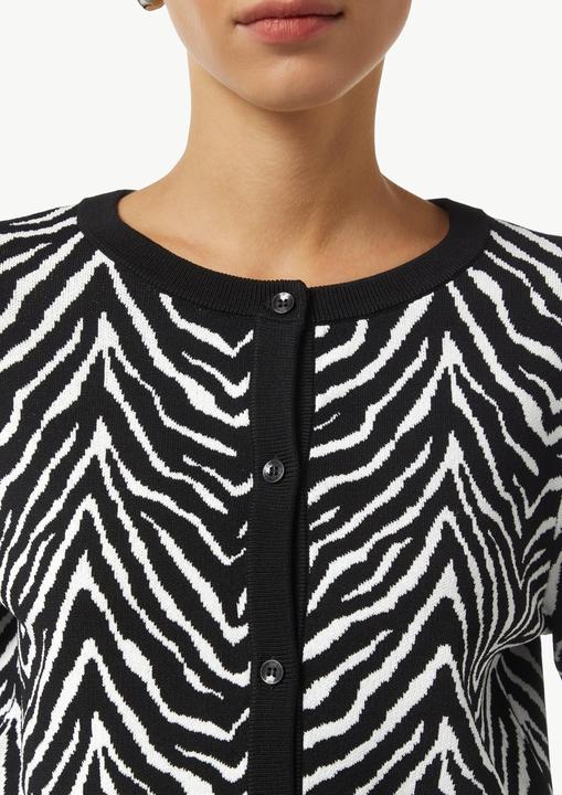 Produktbild Comma Strickjacke Kurze Strickjacke mit Animal-Muster (46)