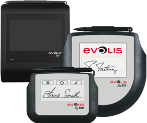 Actual product image Evolis Sig200, 12.7cm (5") Signature pad, 12.7cm (5"), resolution: 640x480 pixels, touchscreen, colour (5")